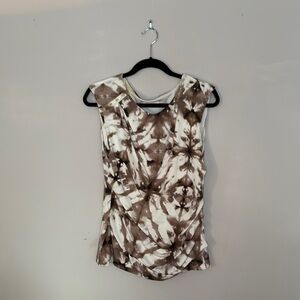 Calvin Klein Brown and Cream Tank Top